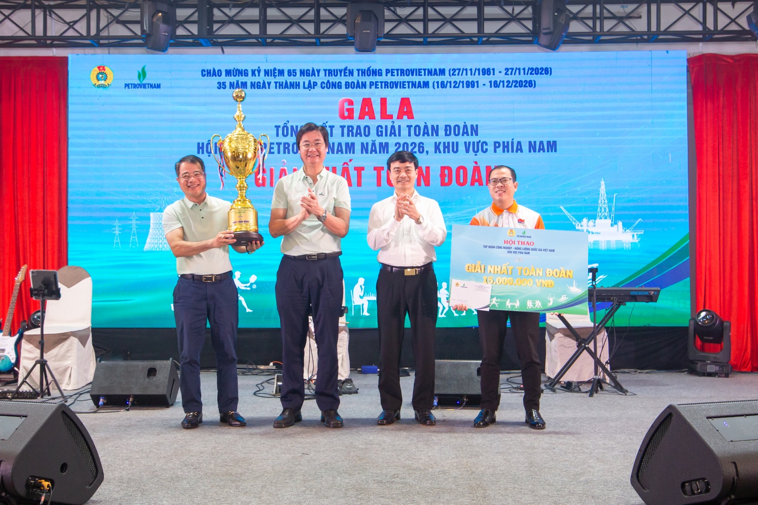 Dấu ấn rực rỡ tại Hội thao PETROVIETNAM 2026 khu vực phía Nam: Lan tỏa tinh thần 