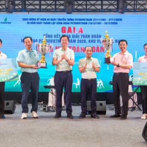 PV GAS xuất sắc đạt giải Nhì toàn đoàn tại Hội thao PETROVIETNAM 2026