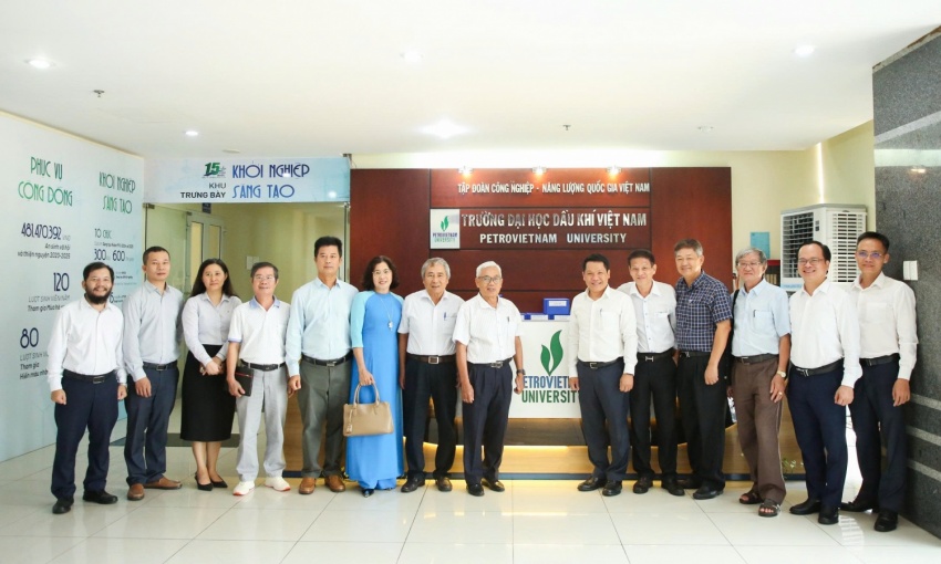 PVU làm việc với Chi hội Dầu khí Vũng Tàu: Kết nối tri thức, truyền lửa cho thế hệ trẻ