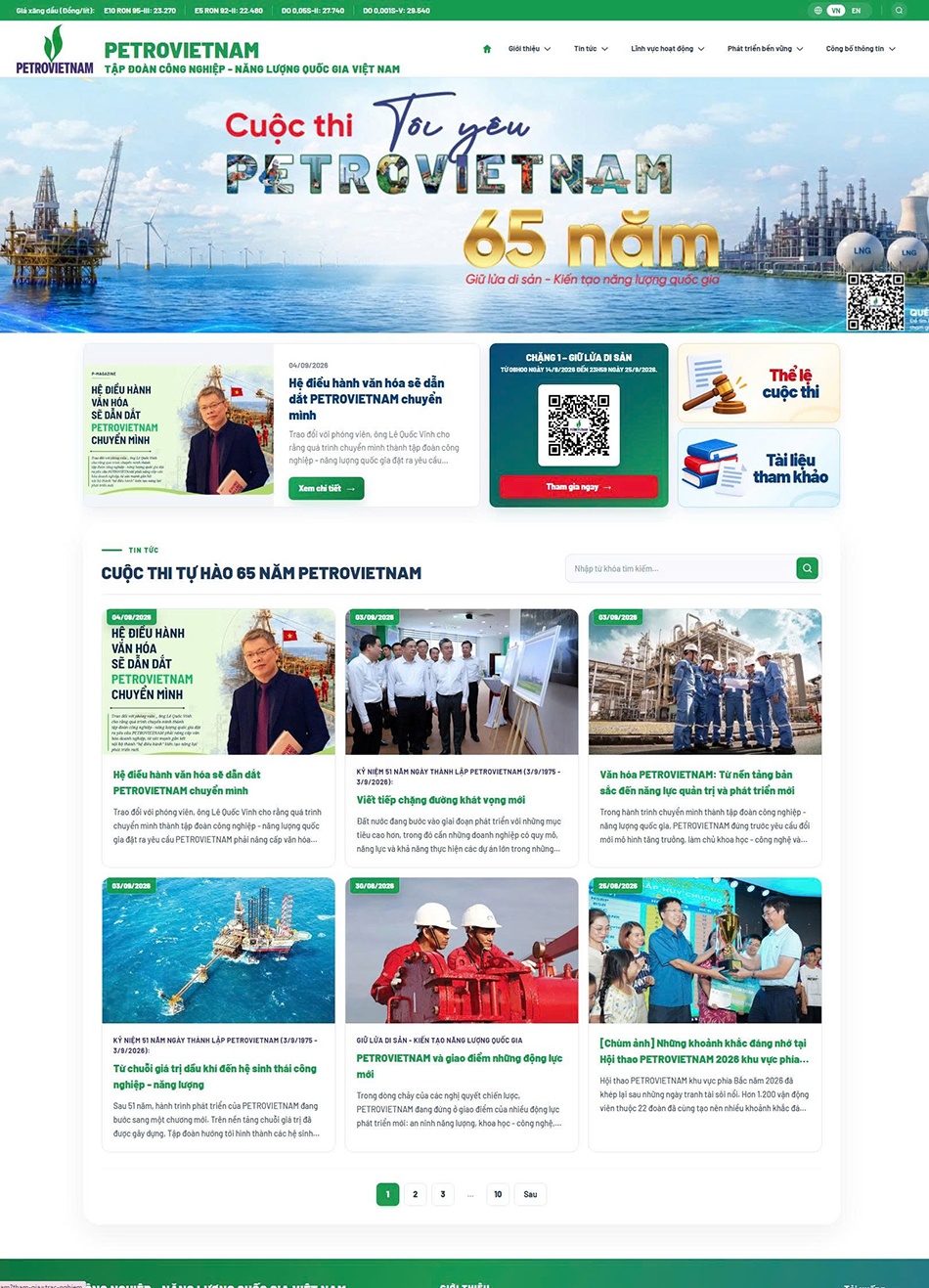 Cuộc thi “Tôi yêu PETROVIETNAM”: 65 năm không chỉ để nhớ, mà để hiểu và viết tiếp
