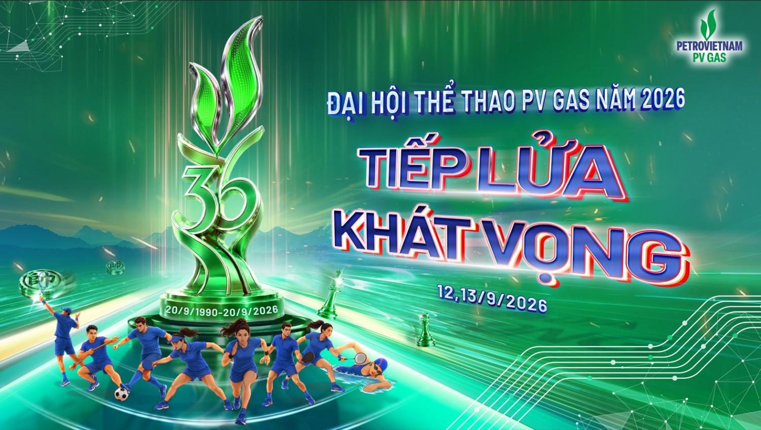 PV GAS sẵn sàng cho Đại hội Thể thao năm 2026