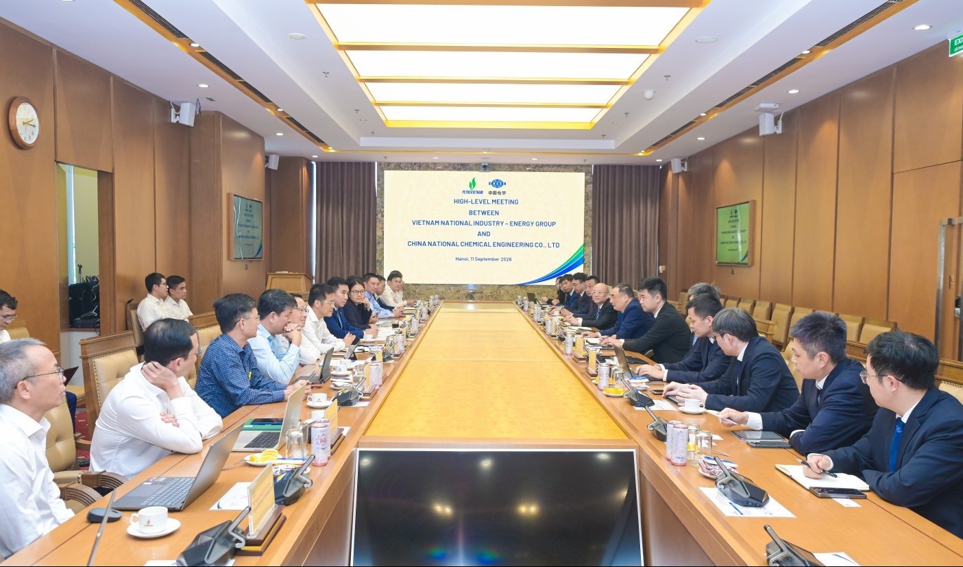 PETROVIETNAM và CNCEC thúc đẩy hợp tác thực chất trong lĩnh vực công nghiệp - năng lượng