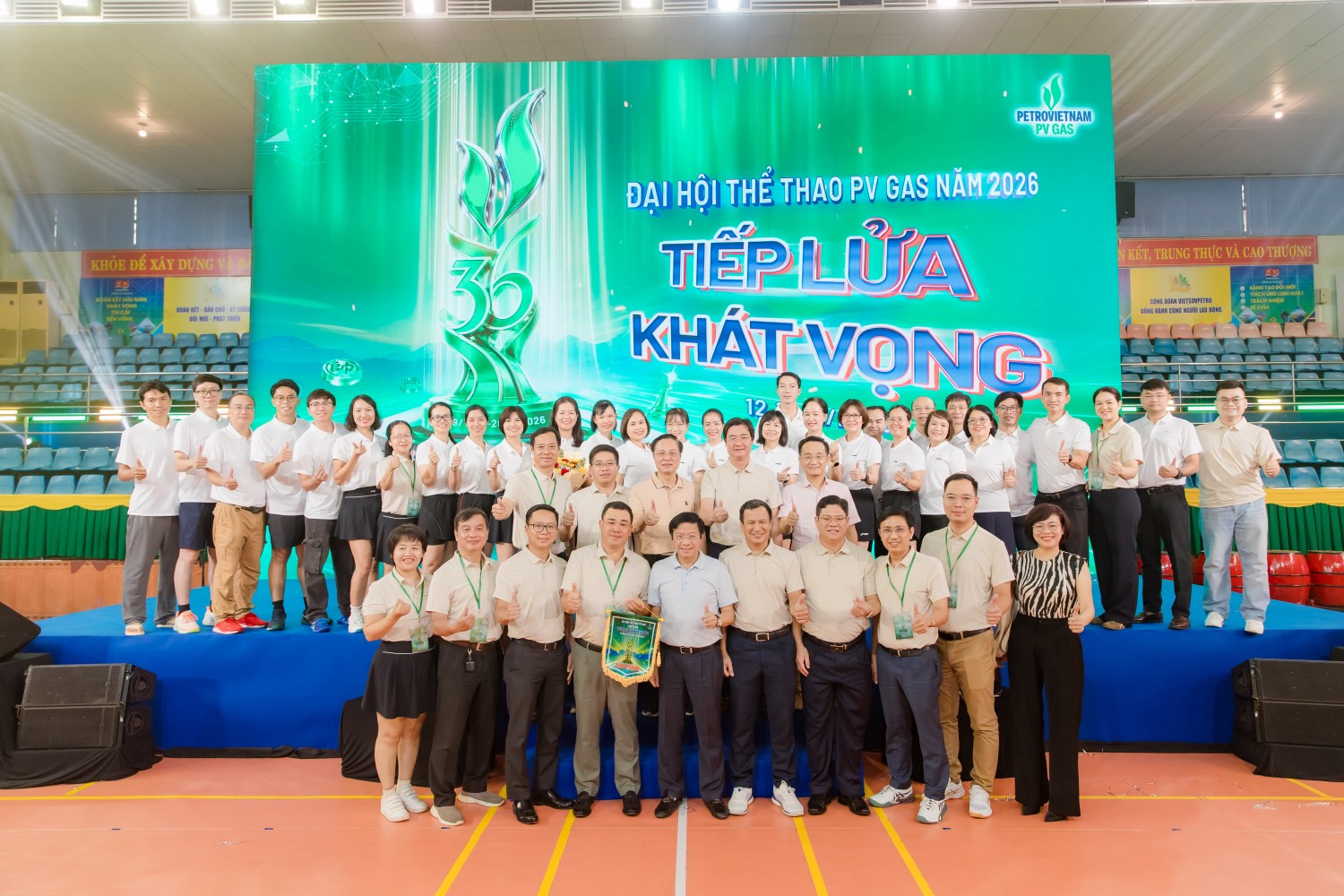 Chi nhánh Khí Tây Nam Bộ giành giải Nhì toàn đoàn tại Đại hội Thể thao PV GAS 2026