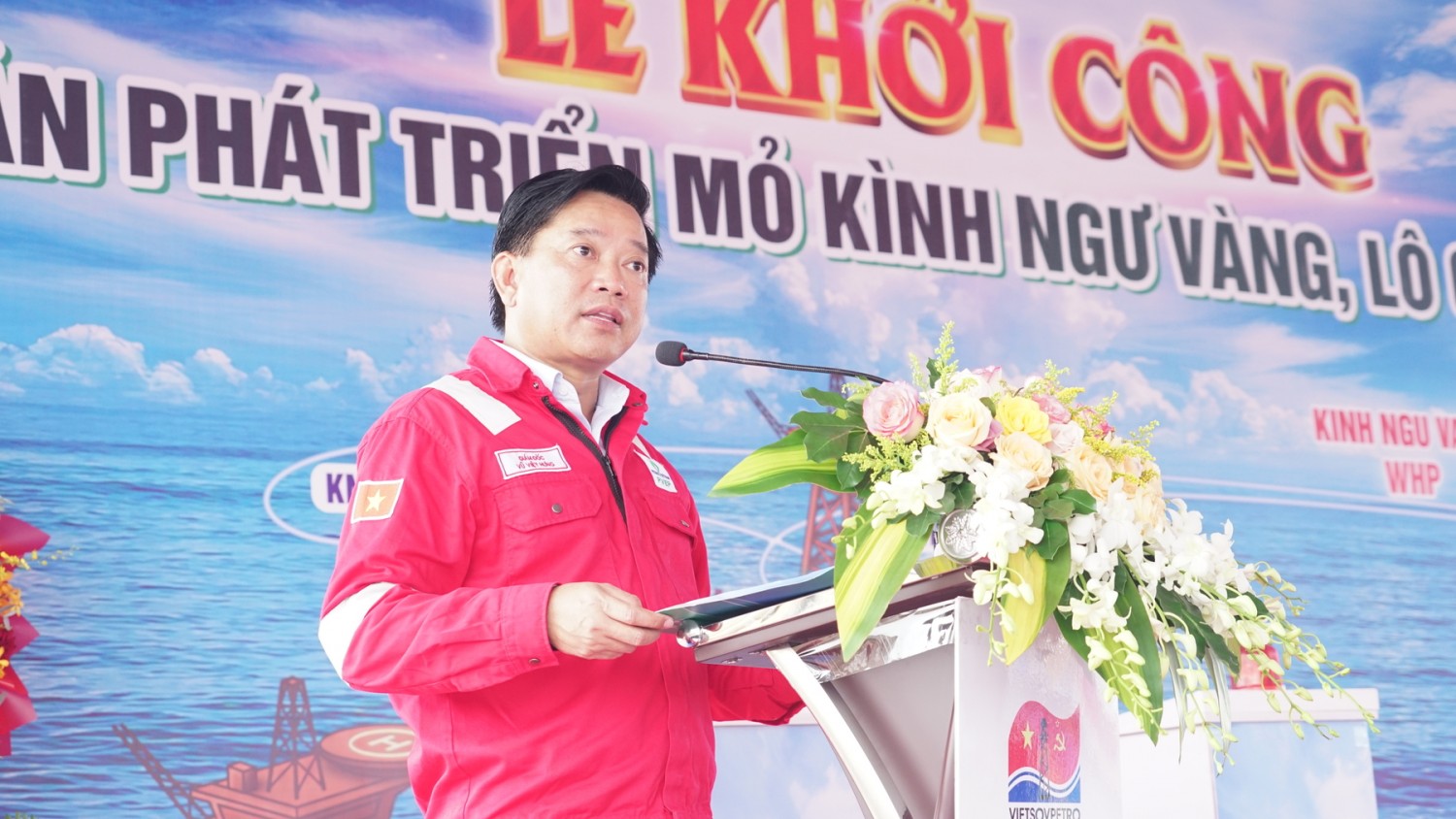 Khởi công Dự án phát triển mỏ Kình Ngư Vàng, Lô 01/10&02/10