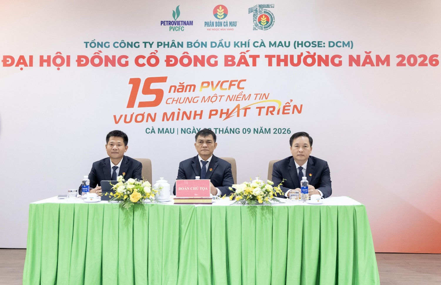 PVCFC thông qua các quyết sách quan trọng tại Đại hội Cổ đông bất thường 2026