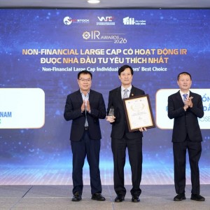 PVCFC nhận danh hiệu Doanh nghiệp có hoạt động IR được Nhà đầu tư yêu thích nhất 2026