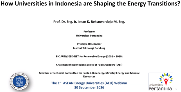 PVU tham gia Hội thảo trực tuyến các trường đại học năng lượng ASEAN lần thứ nhất