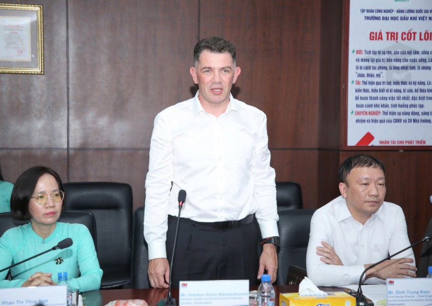 PVU và Vietsovpetro tăng cường hợp tác đào tạo, nghiên cứu khoa học