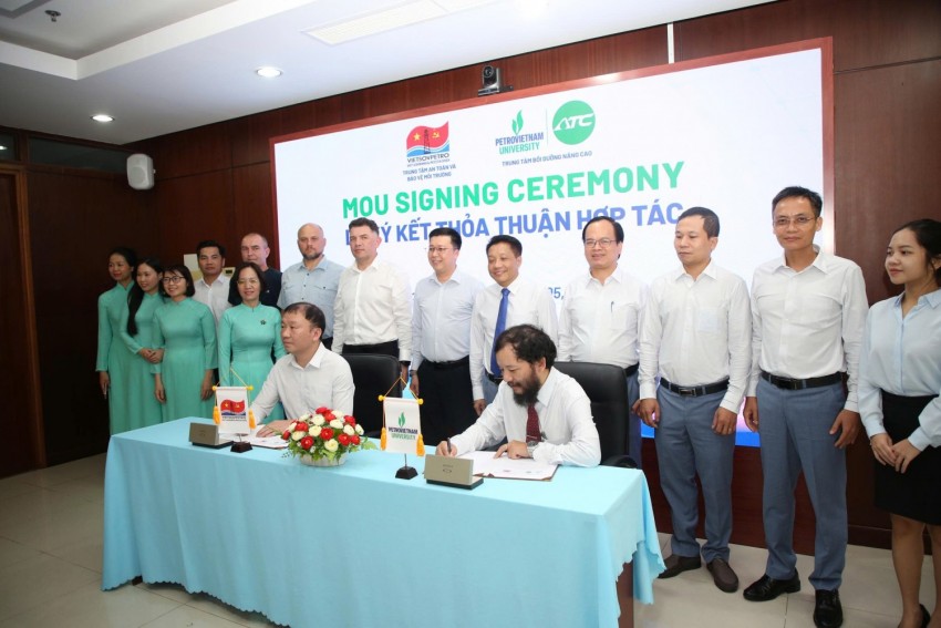 PVU và Trung tâm An toàn và Bảo vệ Môi trường Vietsovpetro tăng cường hợp tác đào tạo, nghiên cứu