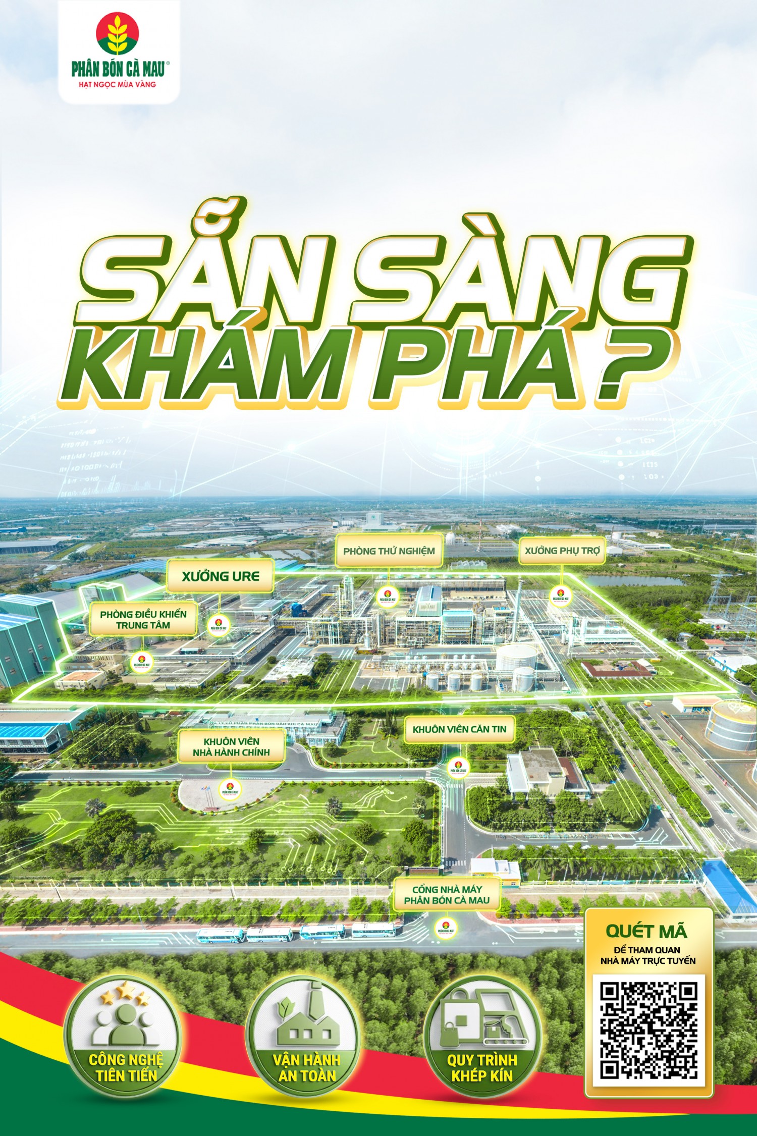 Hàng trăm nông dân háo hức chuẩn bị hành trình tham quan Nhà máy Phân bón Cà Mau