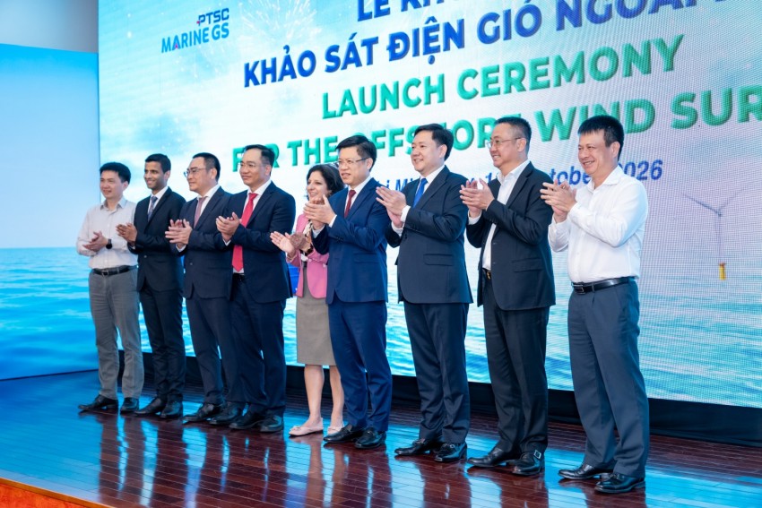 PTSC Marine GS phối hợp cùng Pacifico Energy khởi động khảo sát hai dự án điện gió ngoài khơi tổng công suất 1,8 GW