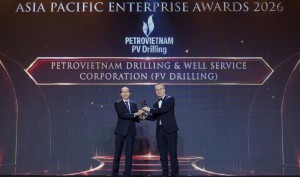 PV Drilling được APEA 2026 vinh danh “Doanh nghiệp quản trị bền vững và minh bạch”