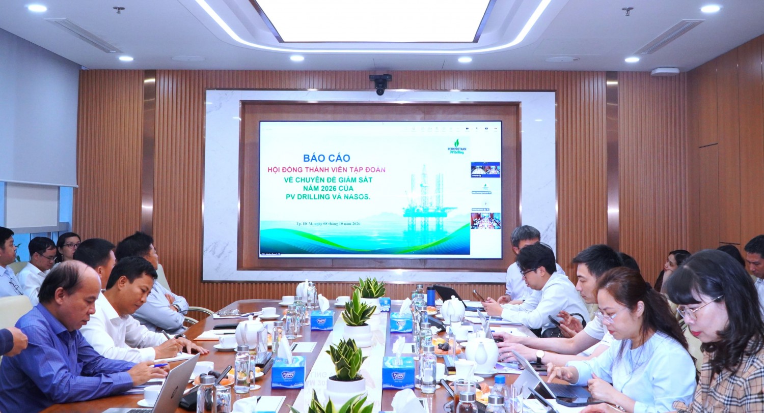 PV Drilling làm việc với Đoàn giám sát thường niên của Hội đồng thành viên PETROVIETNAM PV Drilling làm việc với Đoàn giám sát thường niên của Hội đồng thành viên PETROVIETNAM