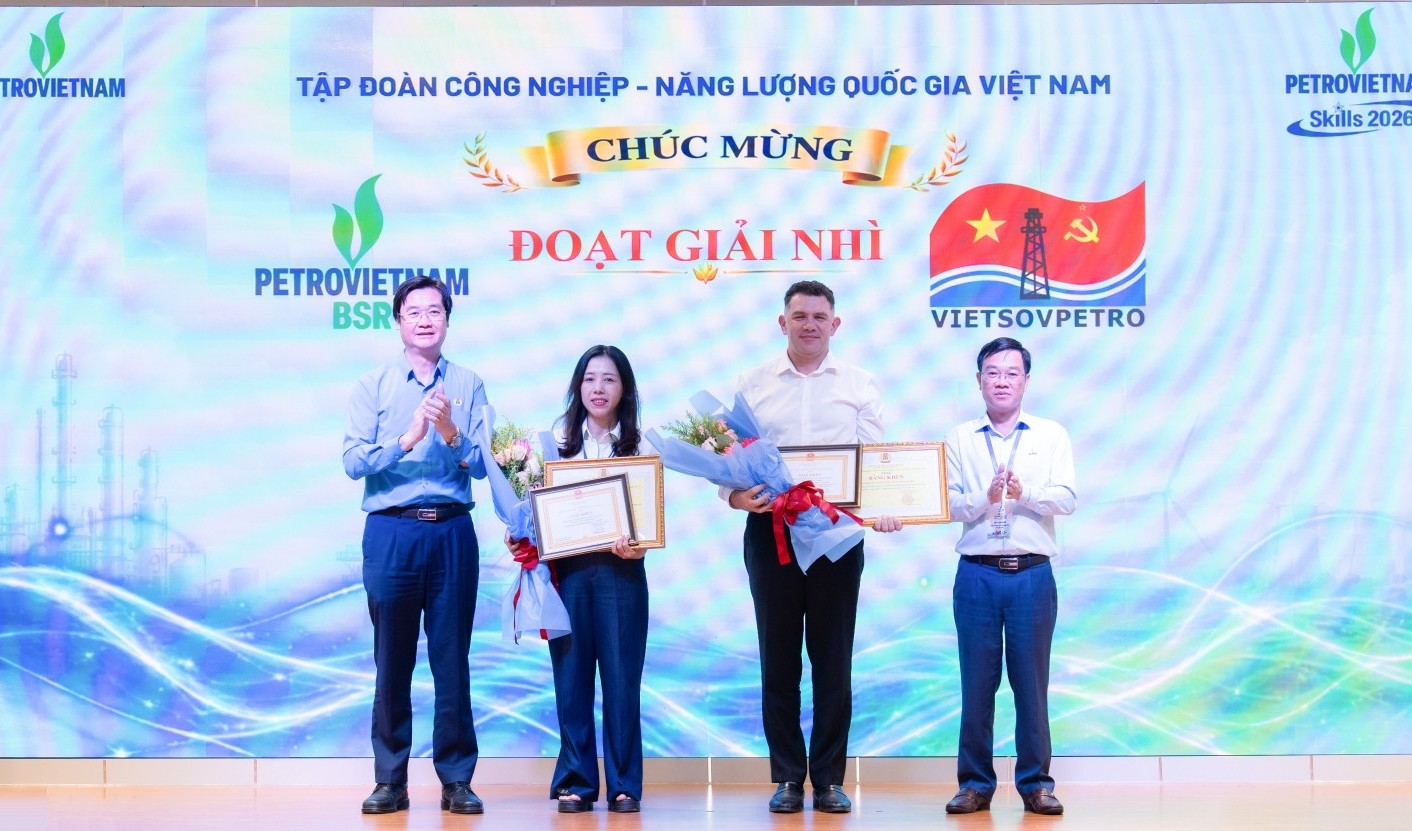 BSR giành giải Nhì toàn đoàn tại Hội thi Tay nghề Dầu khí lần thứ IX năm 2026