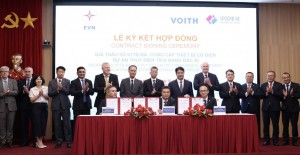EVN ký hợp đồng cung cấp thiết bị cơ điện dự án Thủy điện tích năng Bác Ái