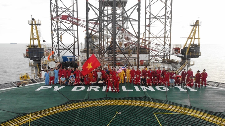 Giàn PV DRILLING II thực hiện chiến dịch khoan tại Malaysia