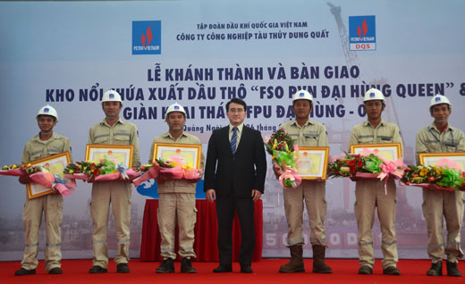 Tổ chức Lễ khánh thành và bàn giao kho nổi chứa xuất dầu thô “FSO PVN ĐẠI HÙNG QUEEN”  và giàn khai thác “FPU ĐẠI HÙNG – 01”
