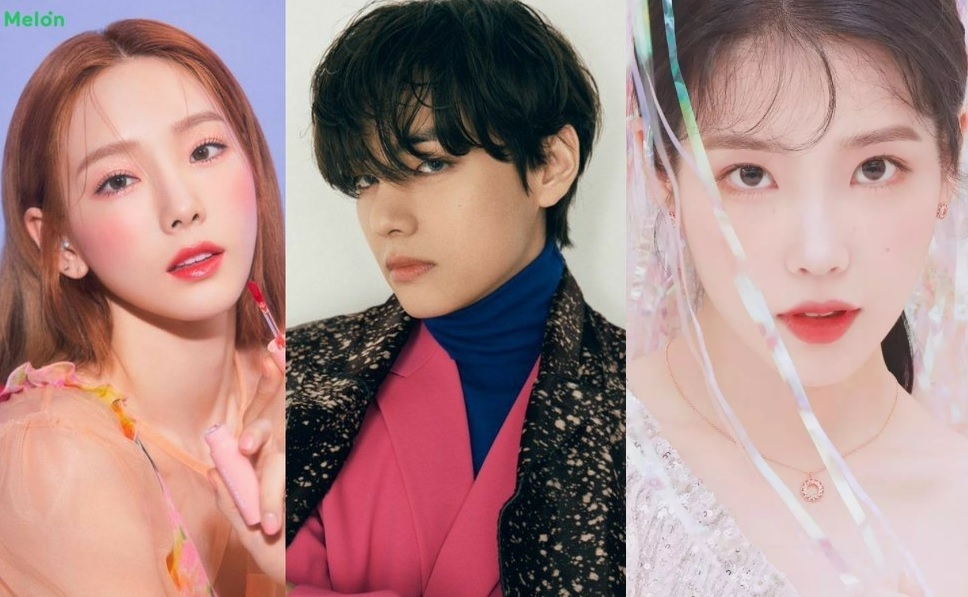 Sao Hàn ngày 21/1/2022: V (BTS), IU và Taeyeon xuất sắc lọt top 15 trên Melon TOP100