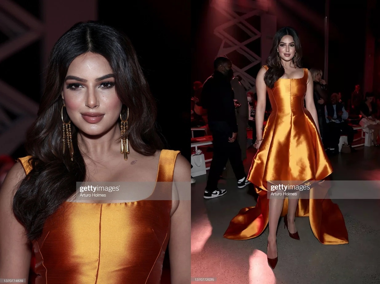 Miss Universe 2021 Harnaaz Sandhu khoe nhan sắc nổi bật tại New York Fashion Week