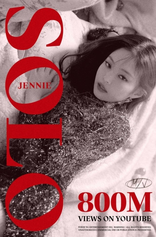Tổng hợp sao Hàn tuần qua (14/3 - 20/3): MV “Solo” của Jennie vượt mốc 800 triệu lượt xem trên YouTube Tổng hợp sao Hàn tuần qua (14/3 - 20/3): MV “Solo” của Jennie vượt mốc 800 triệu lượt xem trên YouTube