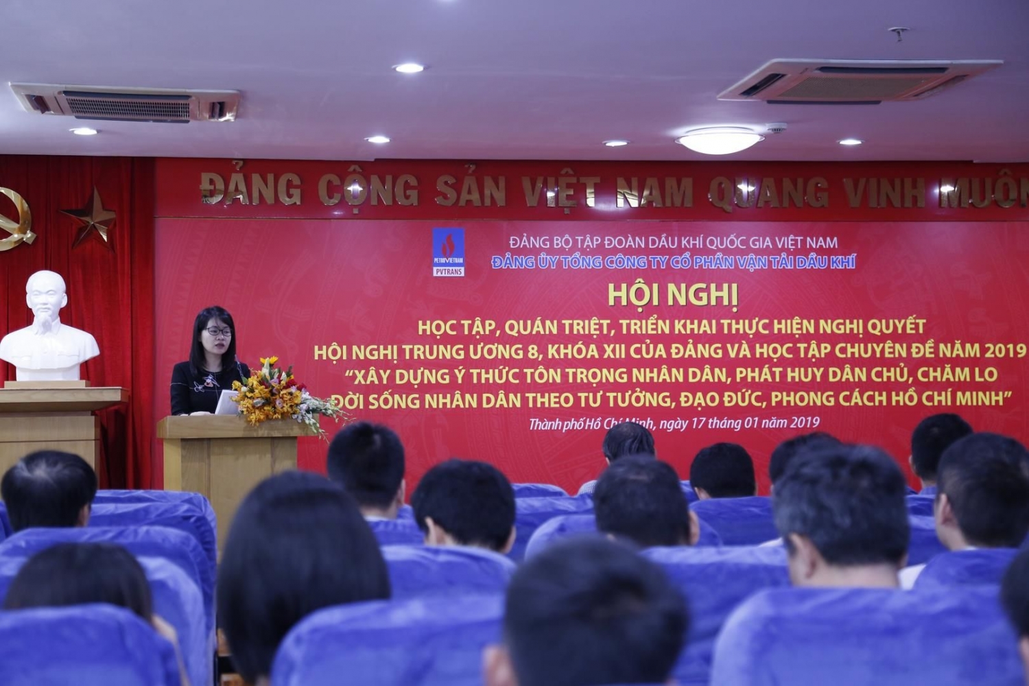pvtrans hoc tap quan triet va trien khai thuc hien nghi quyet trung uong 8 khoa xii