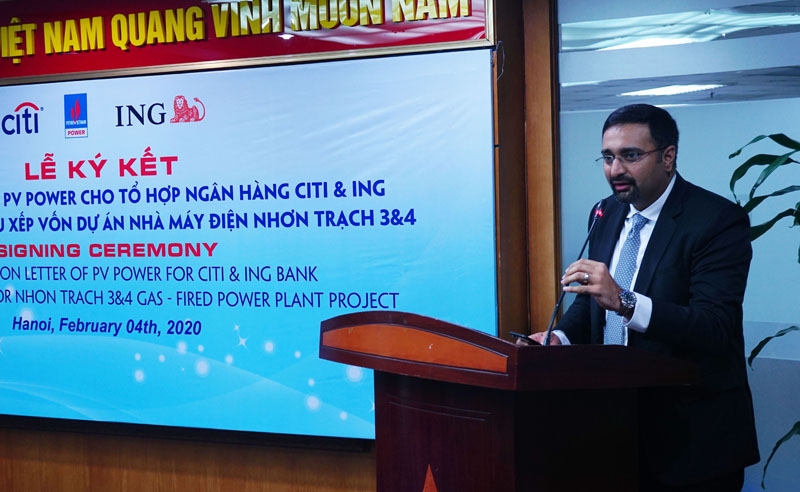 pv power ky ket thu uy quyen cho to hop citibank va ingbank ho tro thu xep von cho du an nhon trach 34