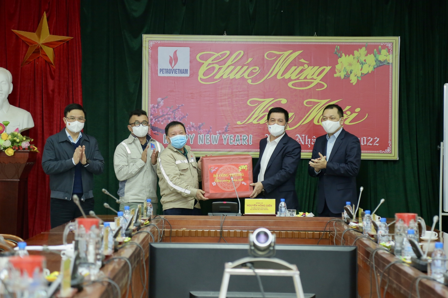 Bộ trưởng Bộ Công Thương Nguyễn Hồng Diên kiểm tra tiến độ Dự án NMNĐ Thái Bình 2