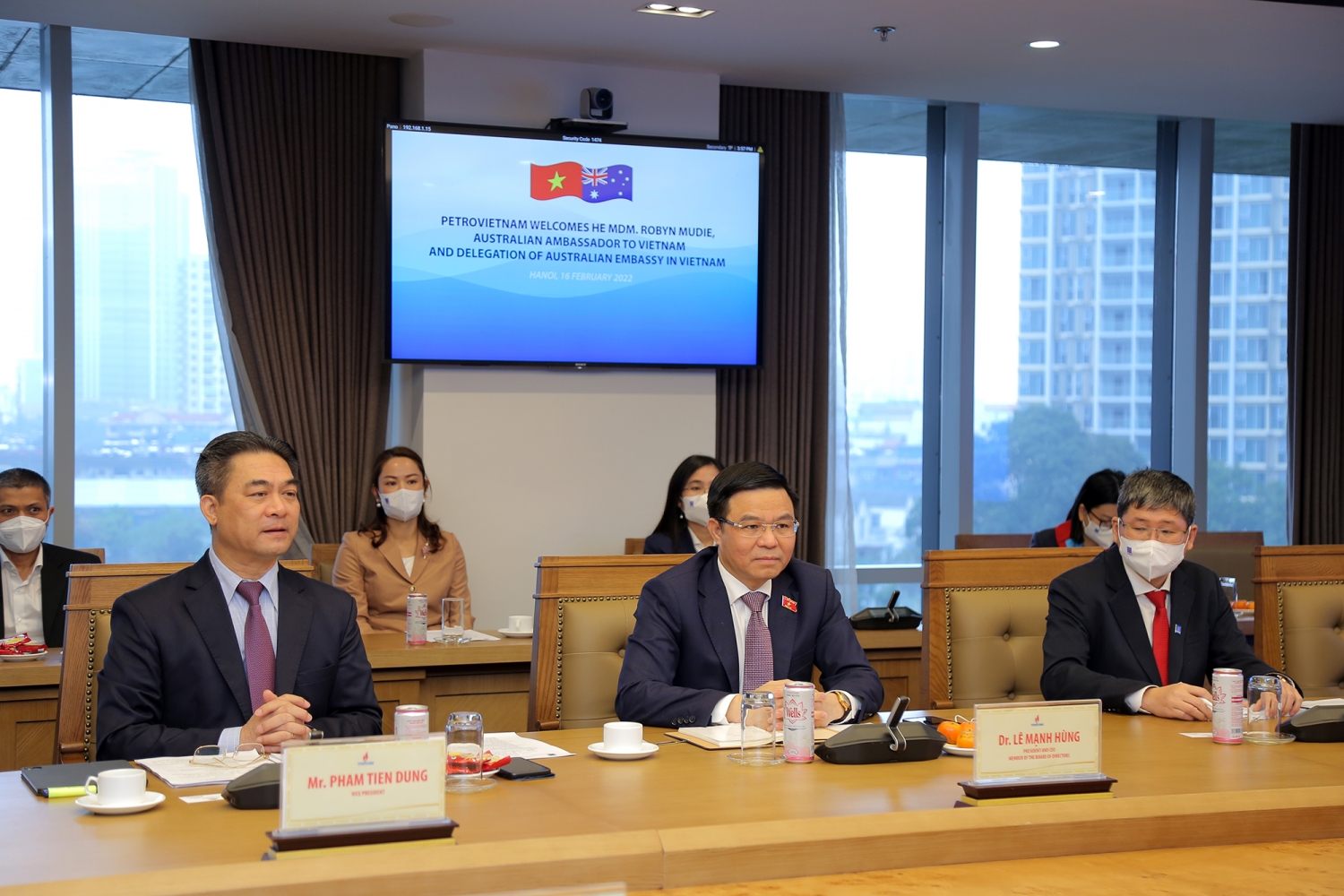 Tăng cường mối quan hệ hợp tác giữa Petrovietnam và các doanh nghiệp năng lượng Australia