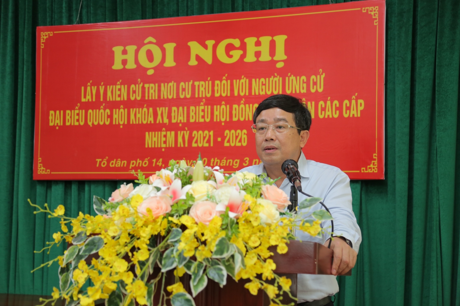 Đồng chí Lê Mạnh Hùng được 100% cử tri tại nơi cư trú tín nhiệm giới thiệu ứng cử ĐBQH