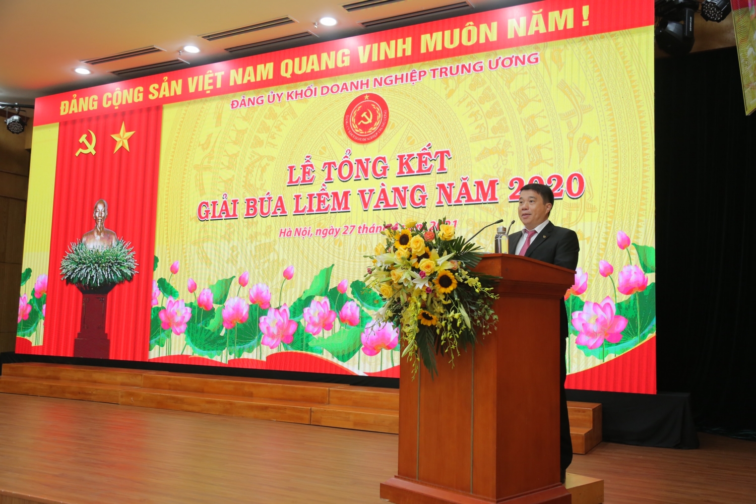 Tạp chí Năng lượng Mới đạt Giải C Giải Búa liềm vàng Đảng ủy Khối DNTW năm 2020