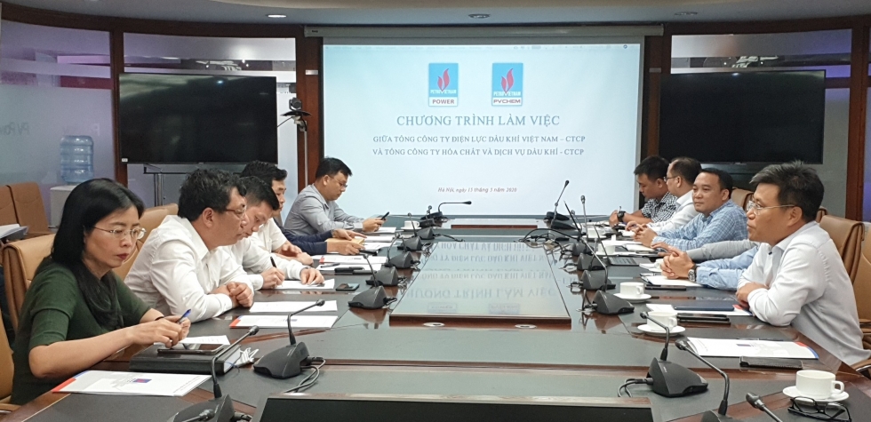pv power va pvchem to chuc buoi lam viec cap cao giua hai don vi