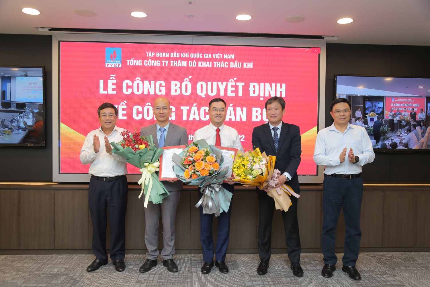 PVEP công bố và trao quyết định bổ nhiệm cán bộ