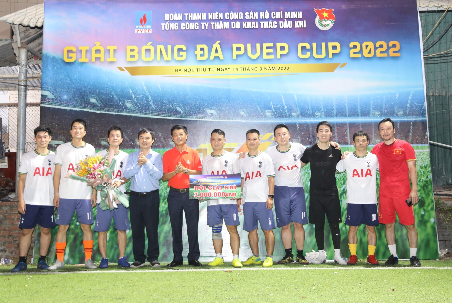 Đội bóng đá Văn phòng Tổng Công ty giành chức vô địch PVEP Cup 2022