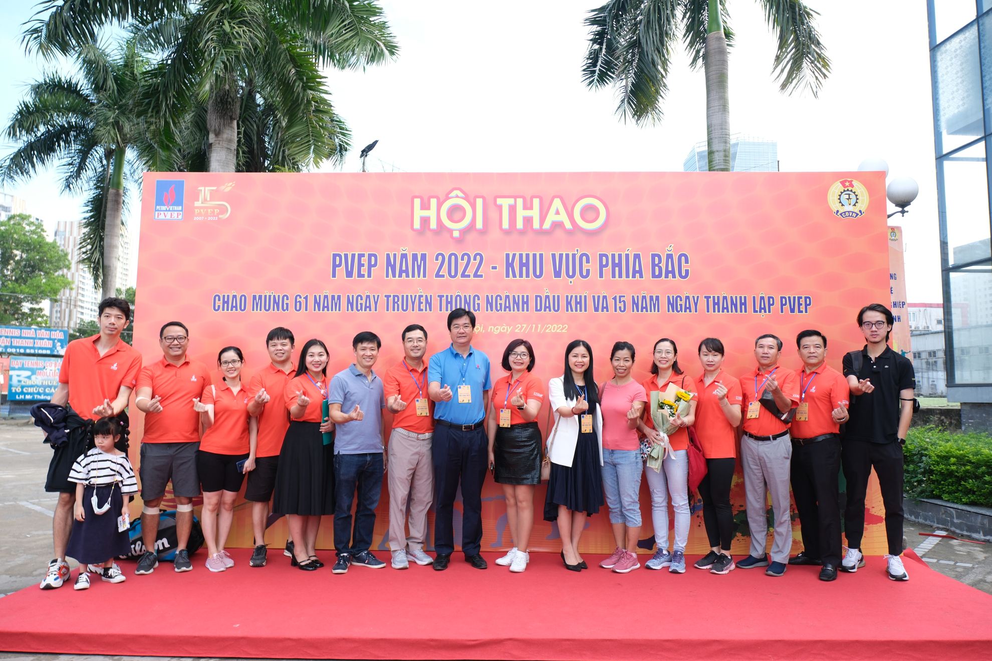 PVEP tưng bừng khai mạc Hội thao năm 2022 - khu vực phía Bắc