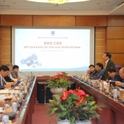 Lãnh đạo Petrovietnam nghe báo cáo kết quả khảo sát văn hóa Petrovietnam
