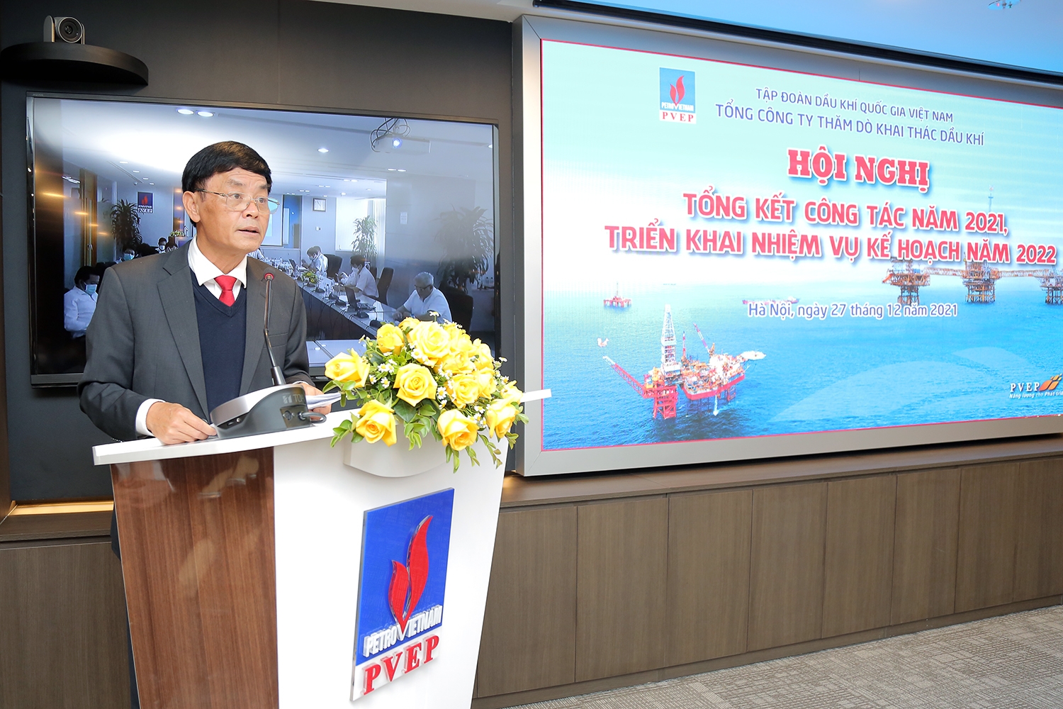 PVEP tổ chức Hội nghị Tổng kết công tác năm 2021 và triển khai nhiệm vụ năm 2022