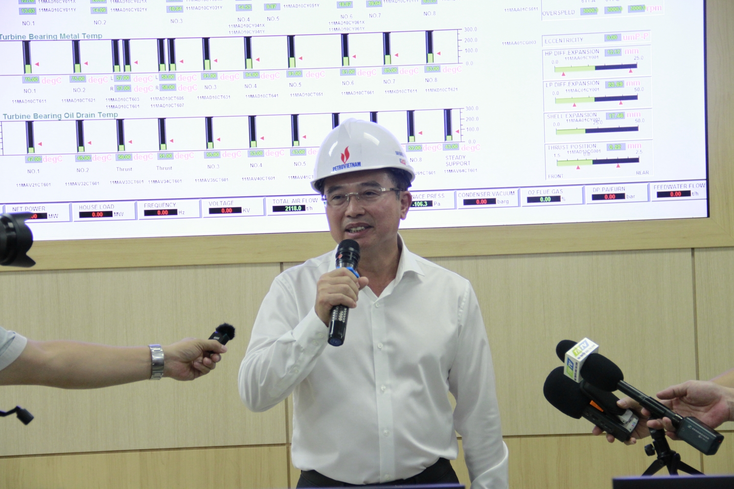 Hoà lưới điện Tổ máy số 1 NMNĐ Thái Bình 2 bằng dầu thành công