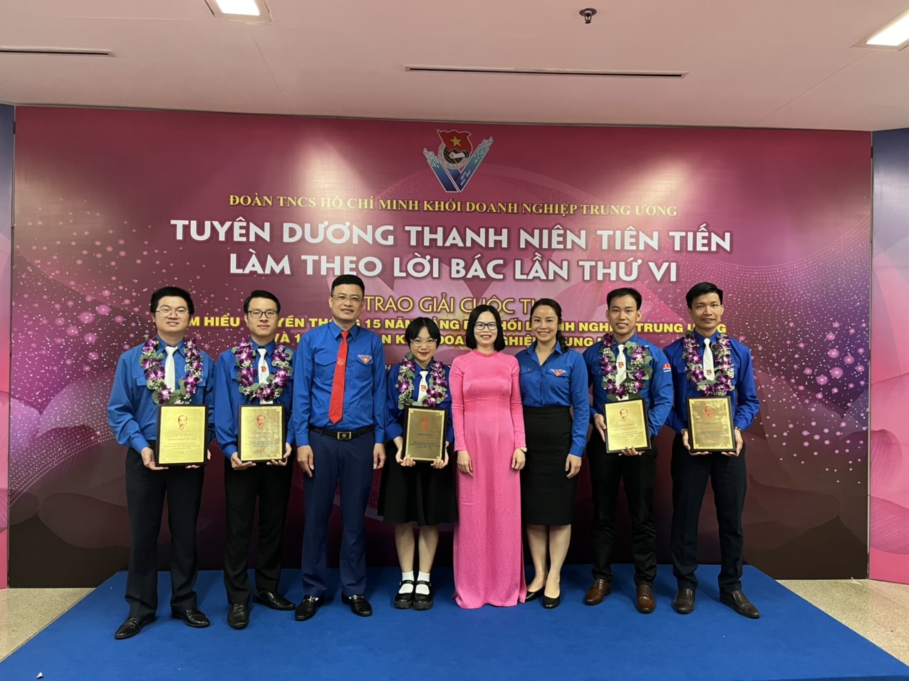 5 đại biểu của Tuổi trẻ Dầu khí được tuyên dương Thanh niên tiên tiến làm theo lời Bác
