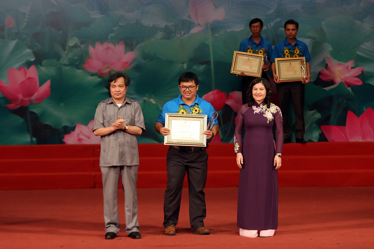 vinh danh nguoi lao dong dau khi