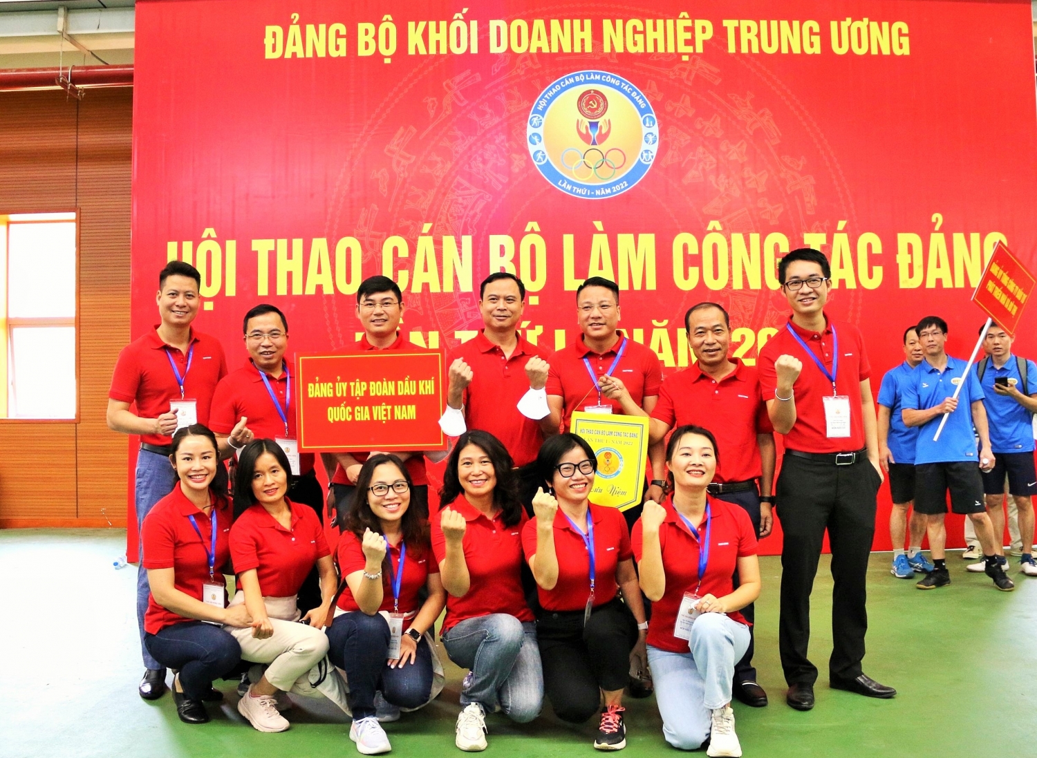 Đảng ủy Petrovietnam đoạt hạng 3 môn kéo co tại Hội thao cán bộ làm công tác Đảng lần thứ I