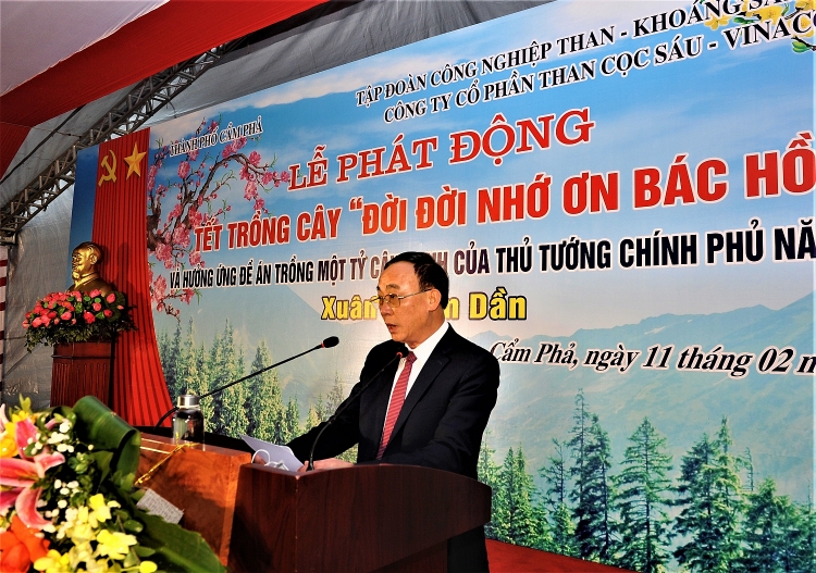Than Cọc Sáu phấn đấu phủ xanh 16 hecta bãi thải đất đá trong năm 2022
