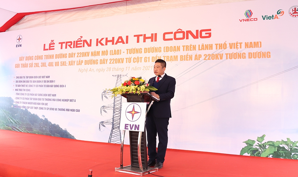 Thi công Dự án đường dây 220kV Nậm Mô – Tương Dương: Tăng tốc để đưa dự án về đích đúng hẹn