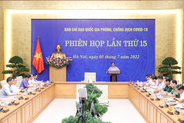 Kết luận của Ban Chỉ đạo quốc gia phòng, chống dịch COVID-19 tại Phiên họp thứ 15 trực tuyến với các địa phương