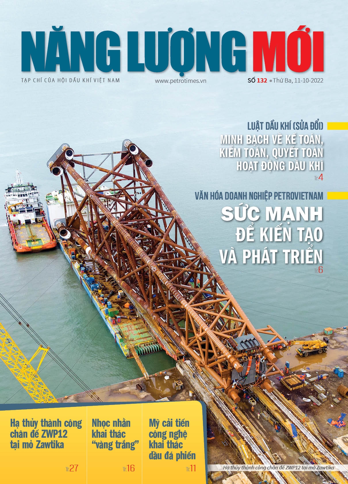 Đón đọc Tạp chí Năng lượng Mới số 132, phát hành thứ Ba ngày 11/10/2022
