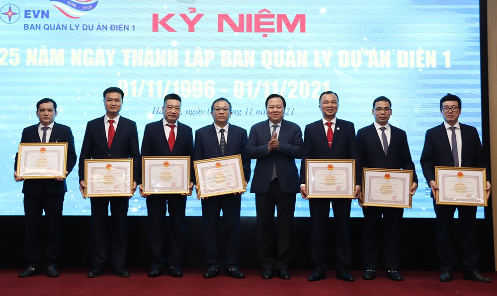 EVN: Ban Quản lý dự án điện 1 kỷ niệm 25 năm thành lập