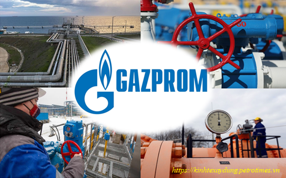 Gazprom giao hàng ở mức thấp nhất trong 6 tháng qua