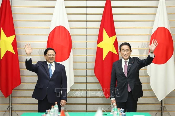 Thủ tướng Phạm Minh Chính hội đàm với Thủ tướng Nhật Bản Kishida Fumio