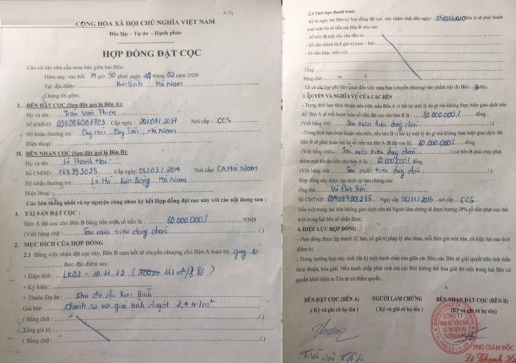 ha nam co dau hieu sai pham tai du an khu do thi moi kim binh