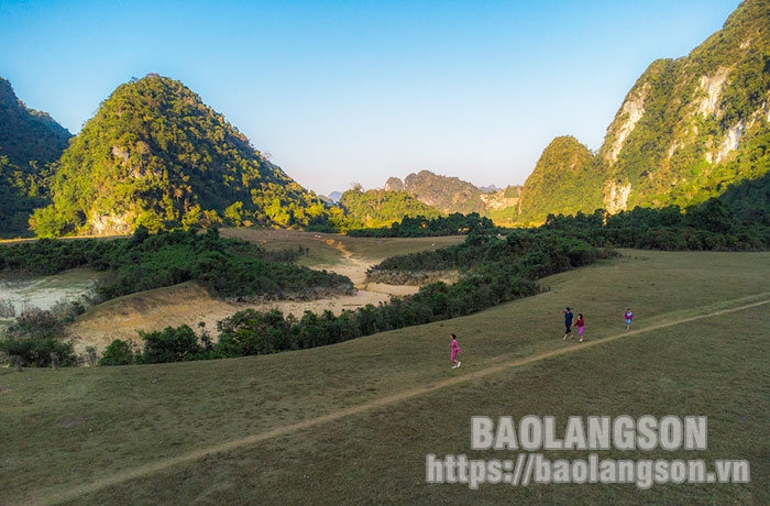 Ngắm thảo nguyên Đồng Lâm mùa nước cạn