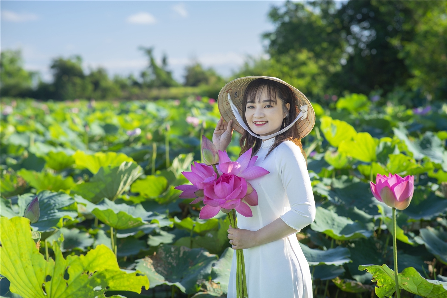 Trải nghiệm hương sắc đồng sen ở Phú Thiện